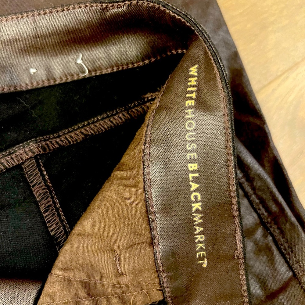 White House Black Market Brown- like New -Size 2